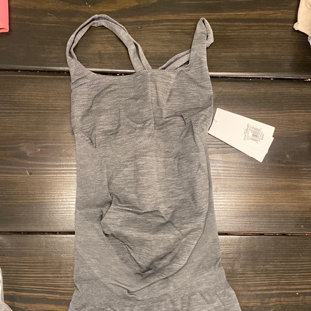 Grey Maternity Support Tank Top